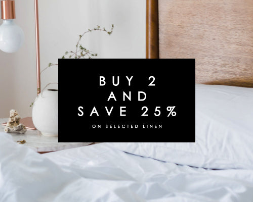Buy 2 Bed Linen And Save 25%
