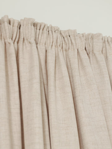 Marbella Textured Lined Curtain - Tape