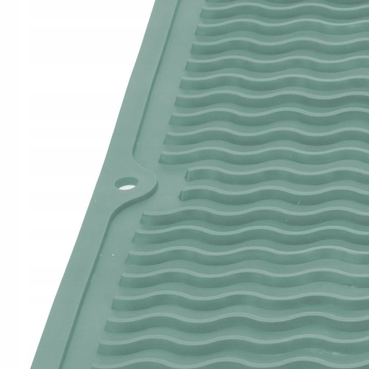 Dish Drying Drain Mat - Green