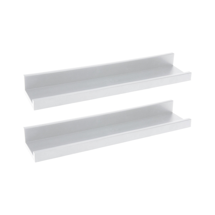 2 Piece Display Rack Set - White