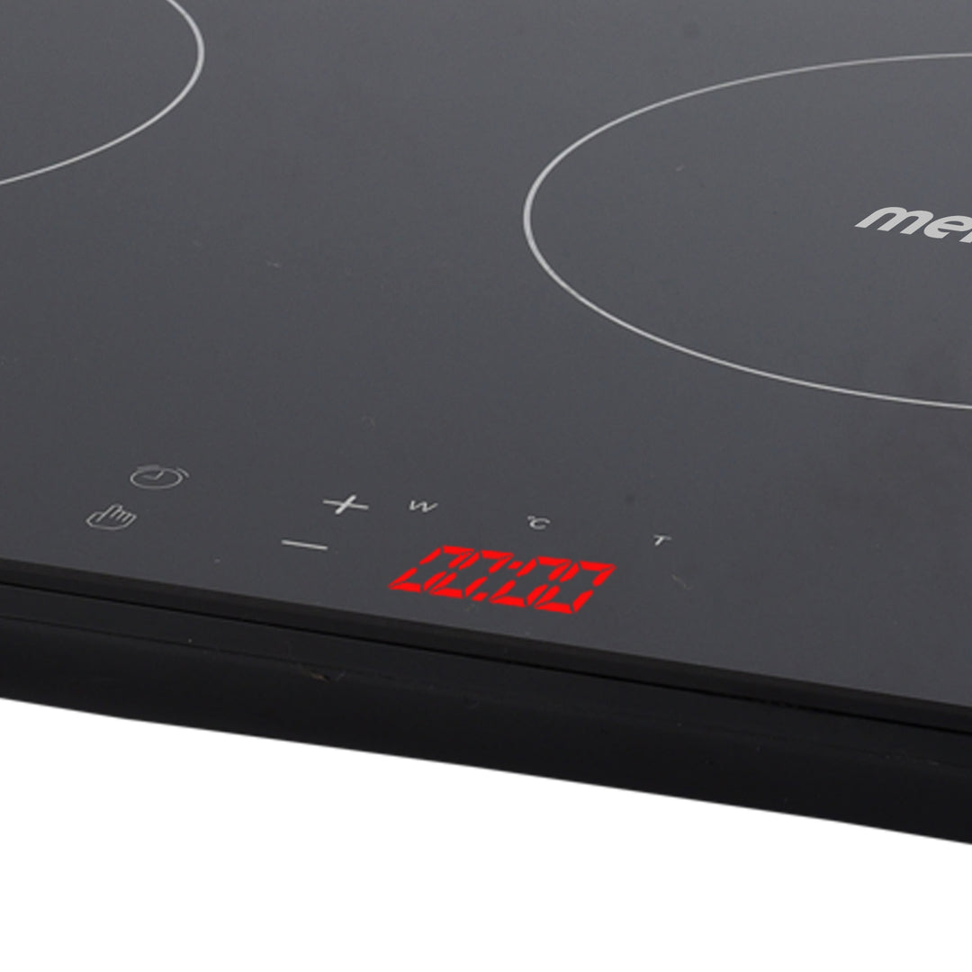 3000W Induction Cooker Double Glass Black