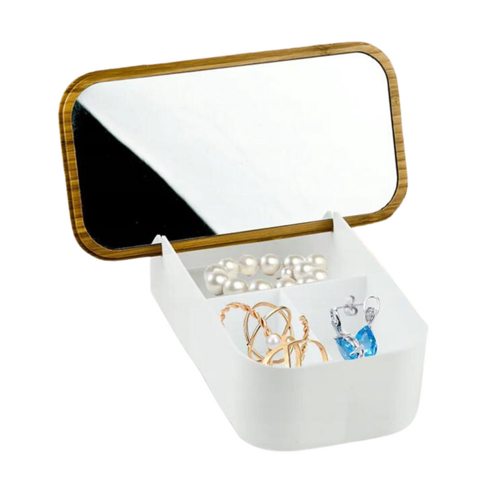 Rectangular Mirror With Organizer