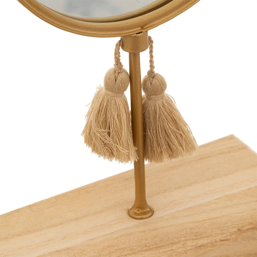 Wooden Display Mirror