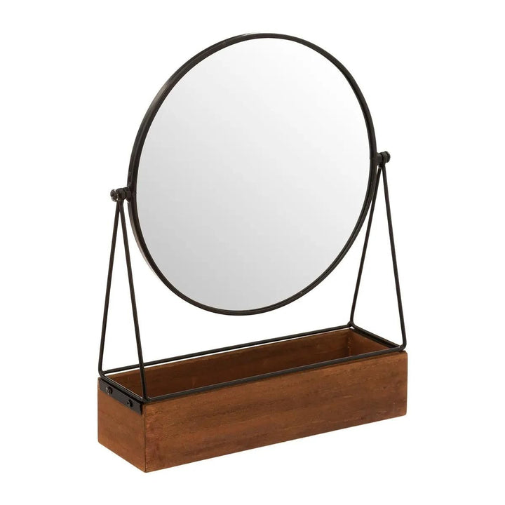 Bathroom Mirror With Trinket Storage