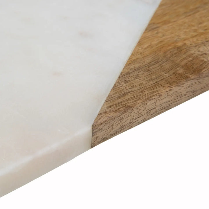 Marble & Mango Wood Serving Board