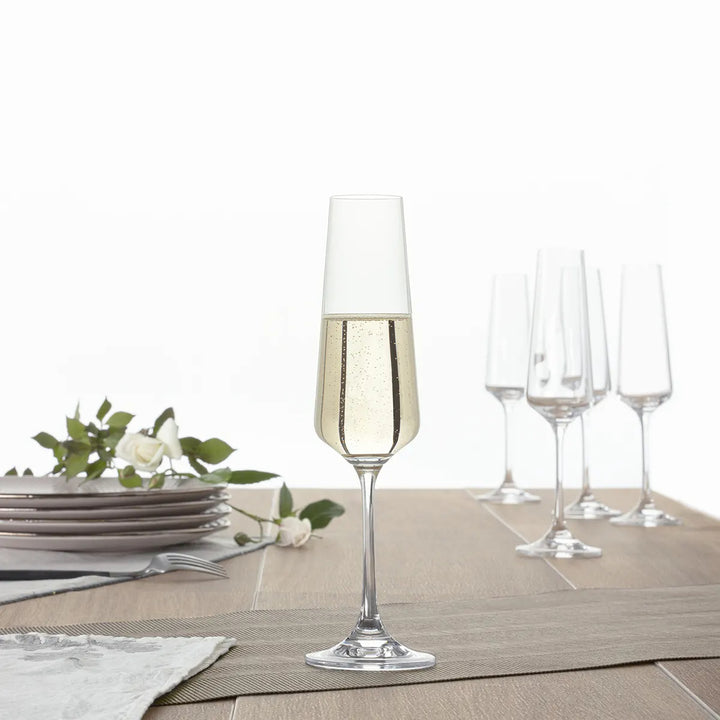 Selenga Crystal Champagne Flute - Set Of 6