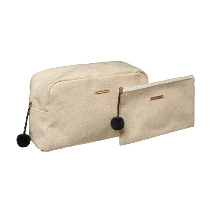 2 Piece Modern Toiletry Bag Set