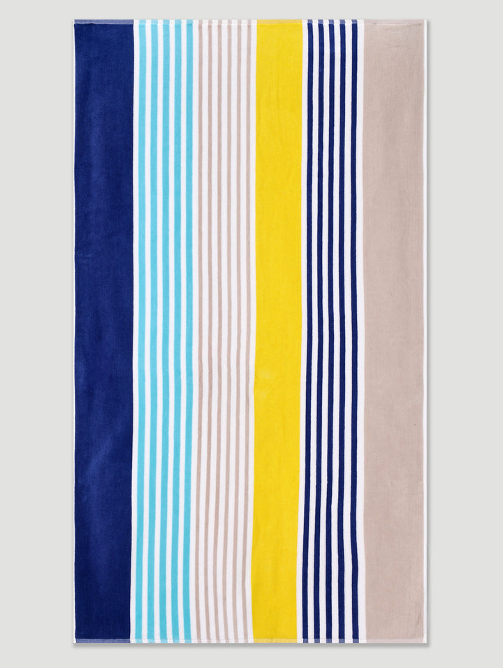 Stripe Beach Towel - Aqua