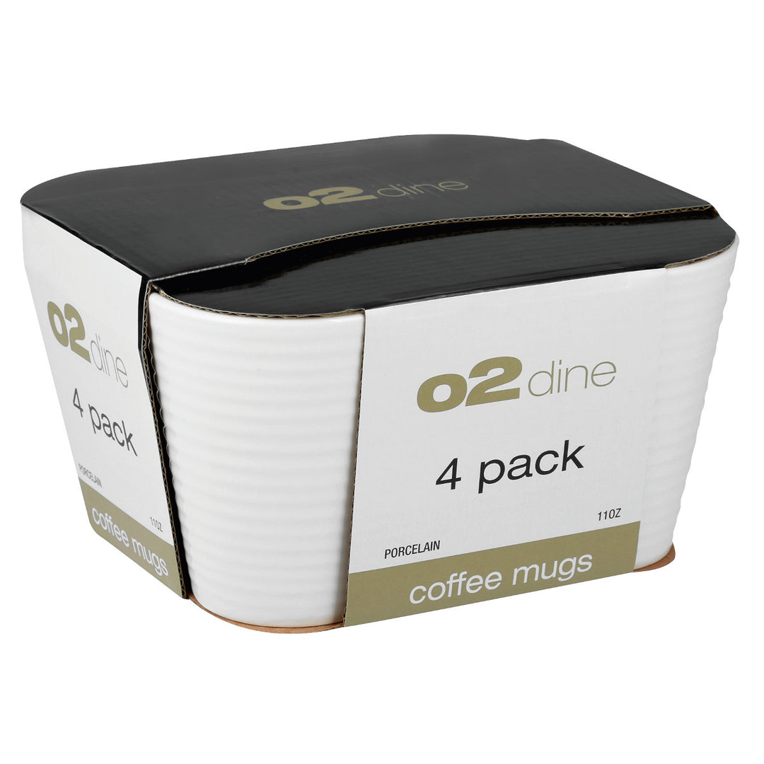 O2 Dine 4 Pack Swirl Mug