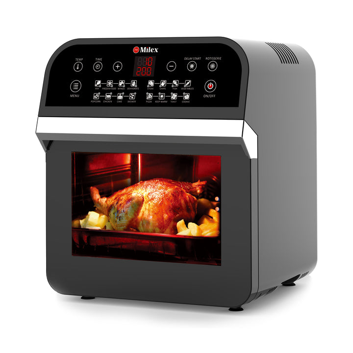 Milex 12L Digital Power Airfryer Oven With Rotisserie