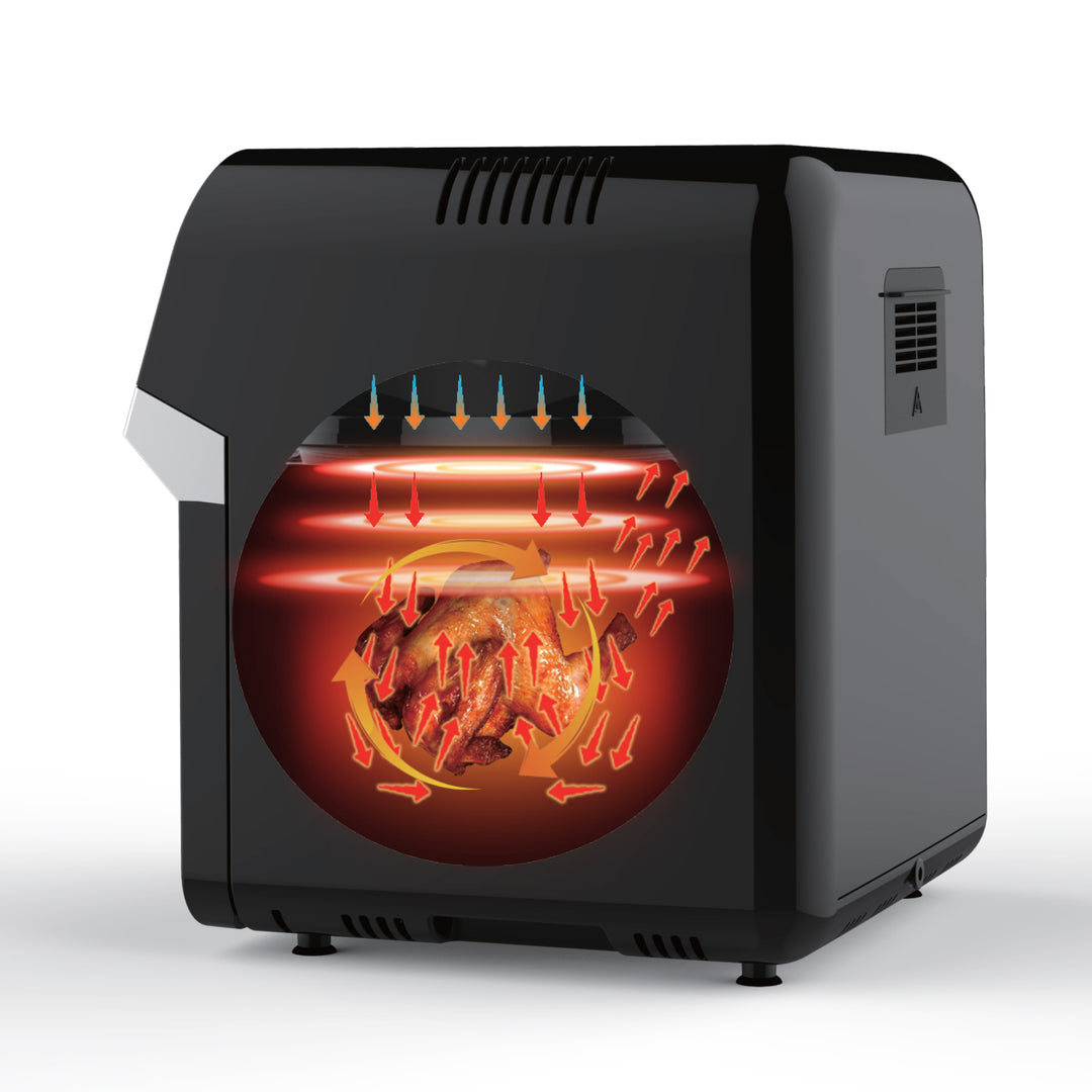 Milex 12L Digital Power Airfryer Oven With Rotisserie