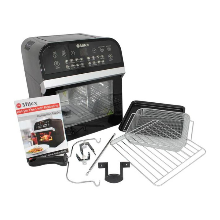 Milex 12L Digital Power Airfryer Oven With Rotisserie