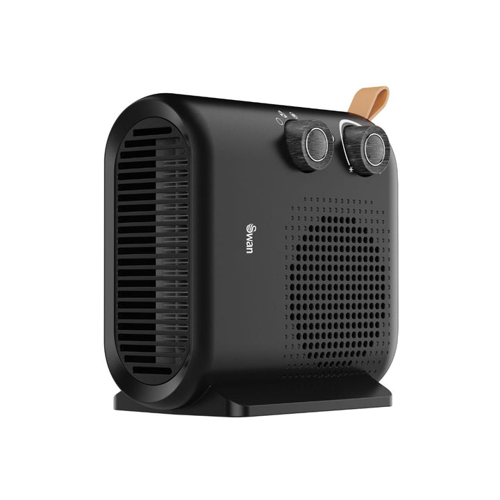 Swan Stealth Black Horizontal/Vertical Fan Heater