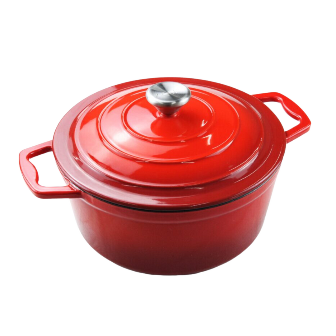 4.8L Cast Iron Round Casserole Pot