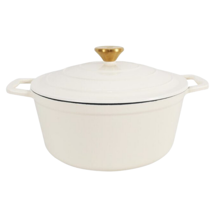 4.8L Cast Iron Round Casserole Pot