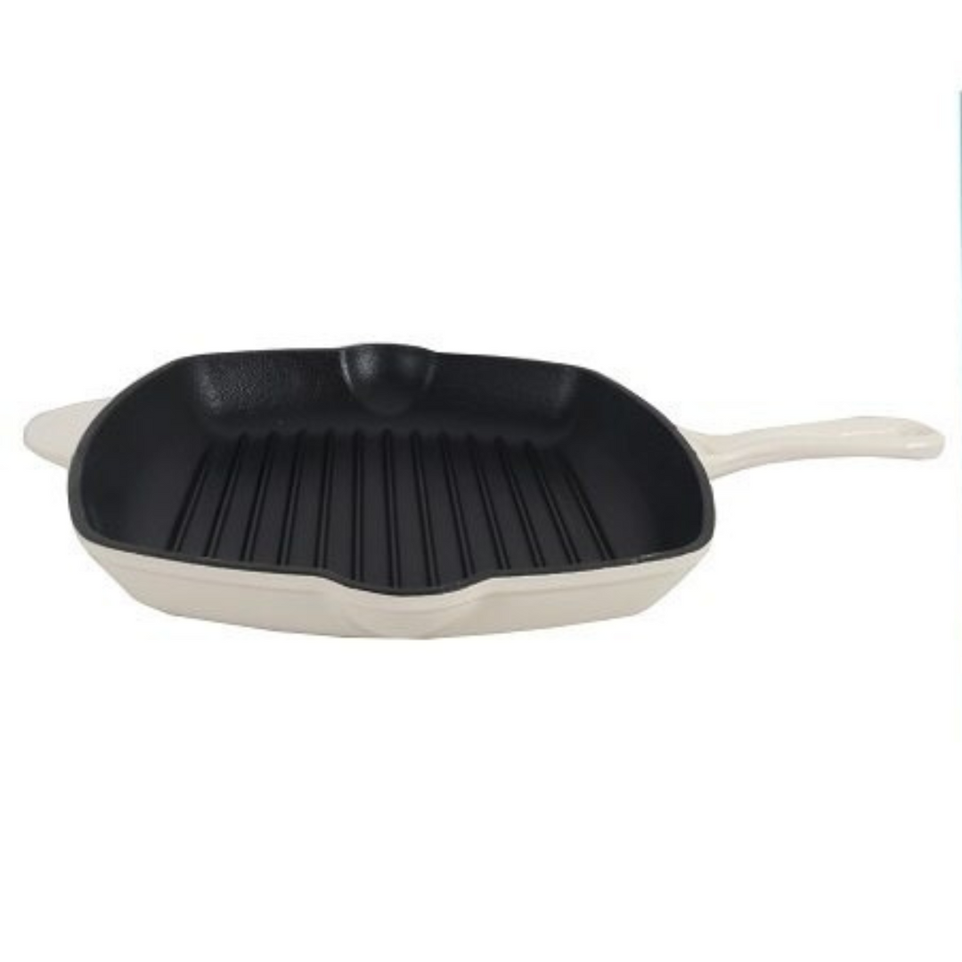 43 Cm Cast Iron Square Grill Pan