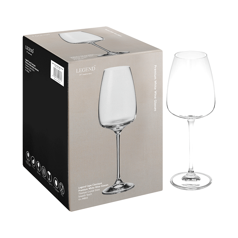 Legend Classique 4 Pack White Wine Glass - 4 x 440ml