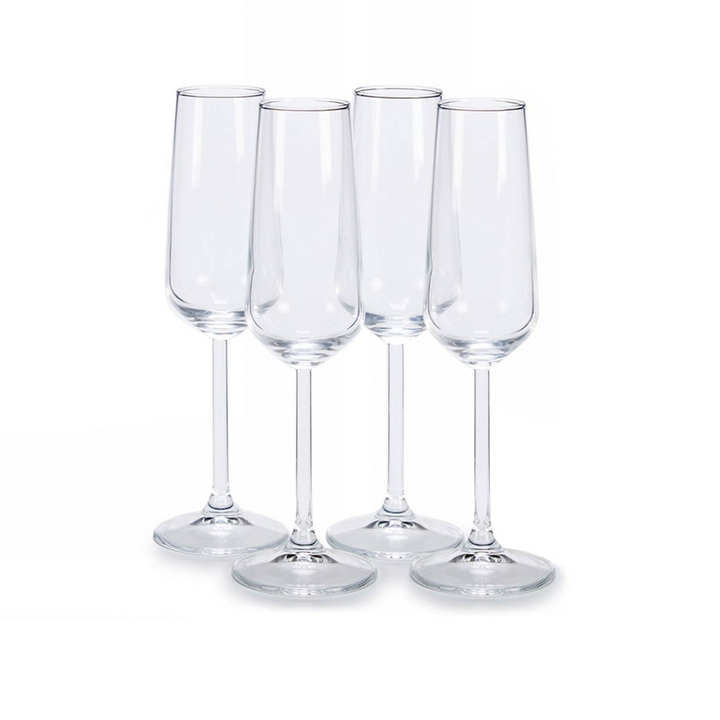 Pasabahce Allegra 4 Piece Champagne Glass Set