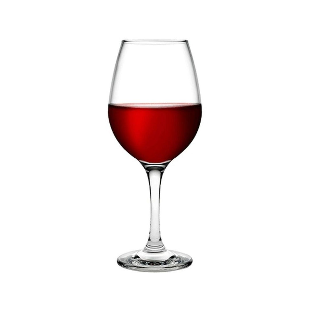 Amber Red Wine Glasses - 6 x 460ml