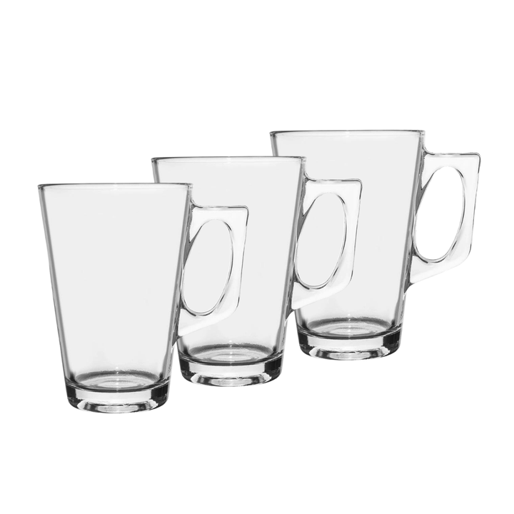 3 Piece Coffee & Tea Glass Set