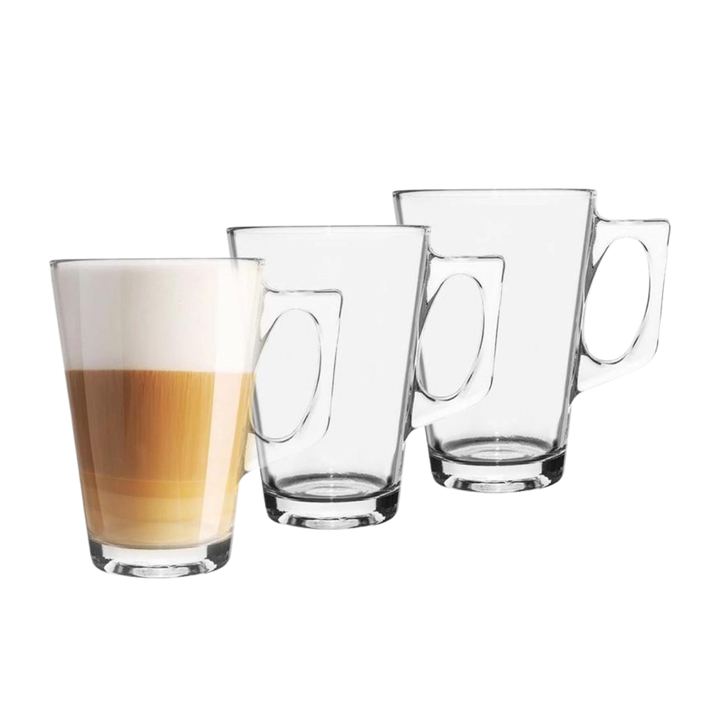 3 Piece Coffee & Tea Glass Set