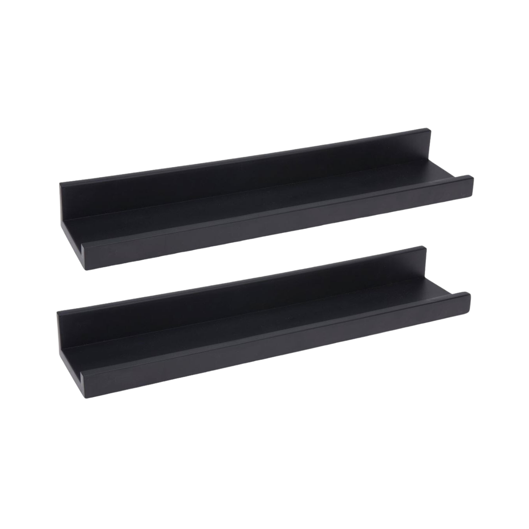 2 Piece Display Rack Set - Black