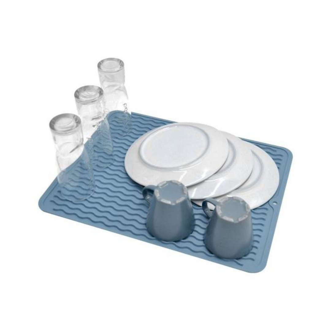 Dish Drain Mat - Blue