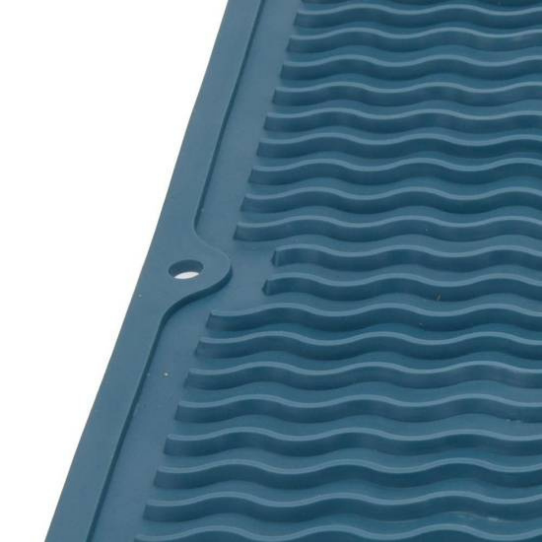 Dish Drain Mat - Blue