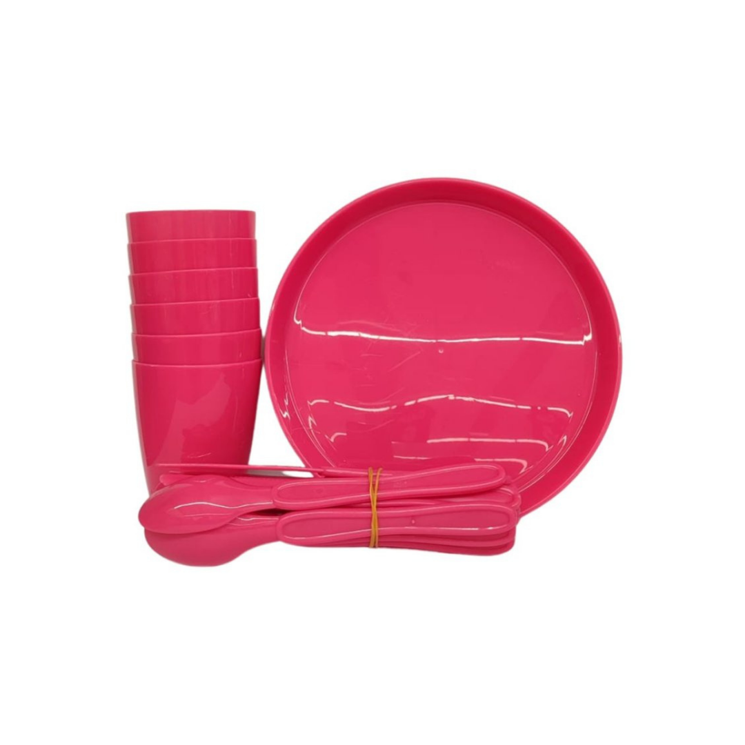 31 Piece Happy Picnic Set - Pink