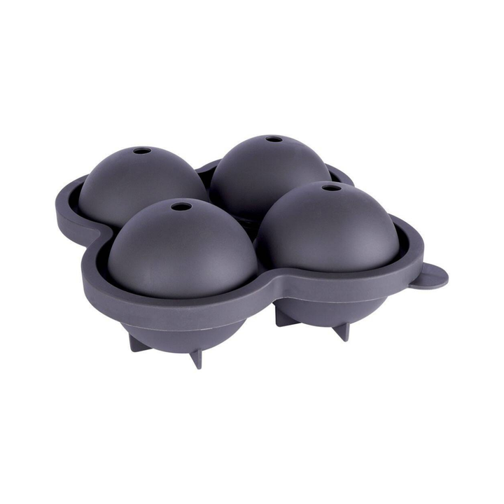 Ice Ball Tray For 4 Balls - Black