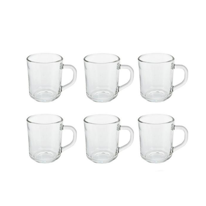 6 Piece Coffee & Tea Glass Set