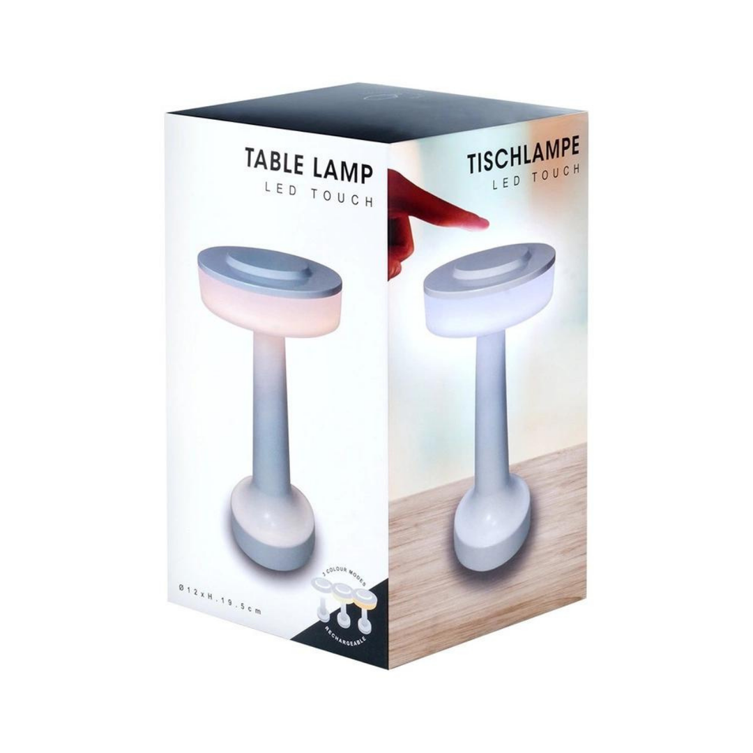 Table Lamp With Touch Control - White