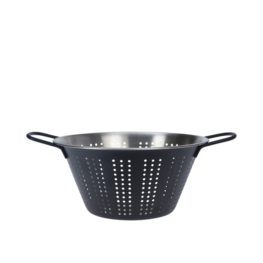 Stainless Steel Colander - Black