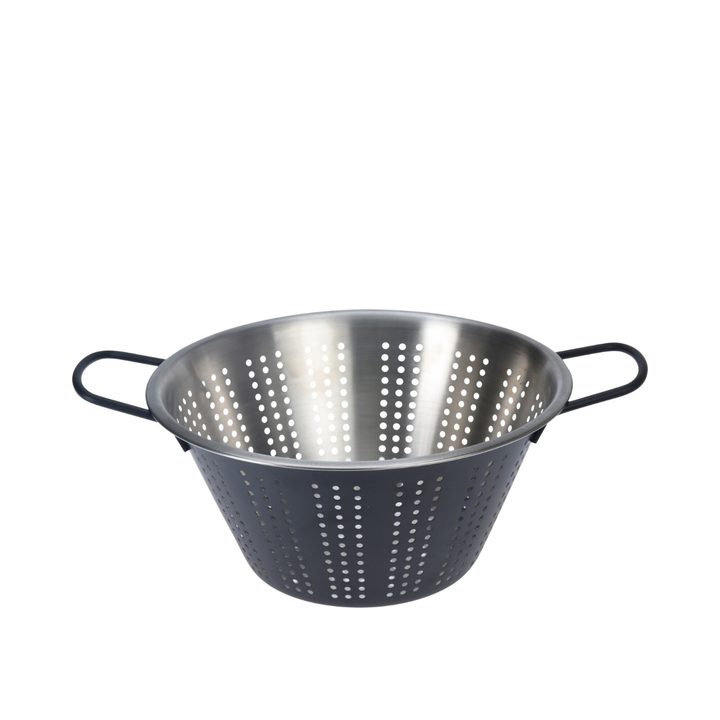 Stainless Steel Colander - Black