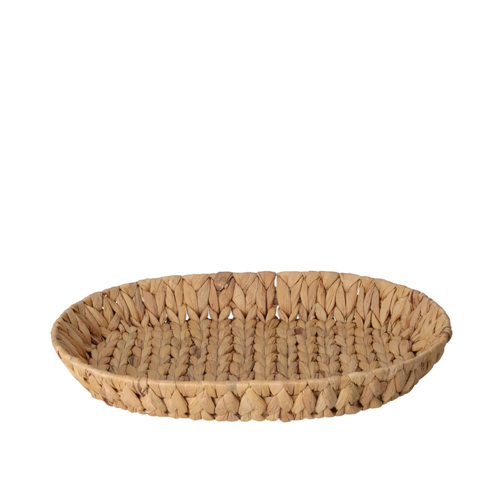 Oval Basket 41X31X6Cm - Taupe