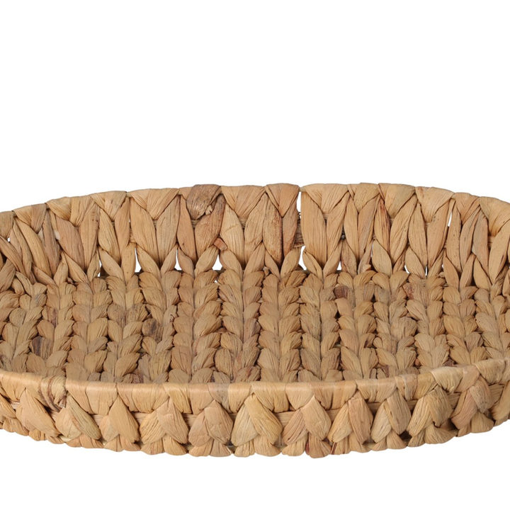 Oval Basket 41X31X6Cm - Taupe