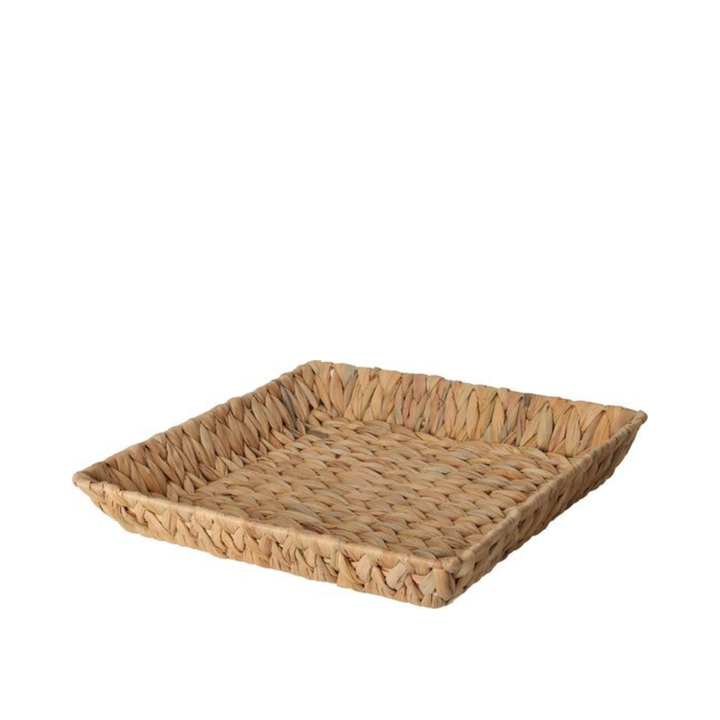 Square Basket 34X34X6Cm - Taupe