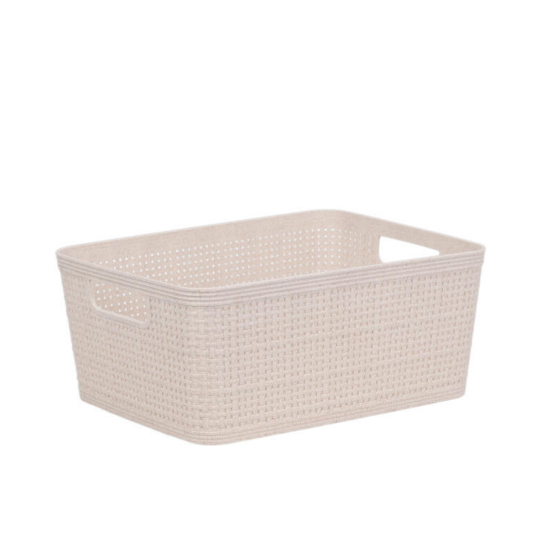 Basket Set Of 2 245X190X100Mm - Taupe