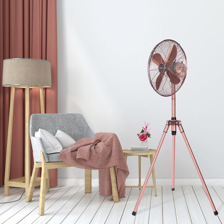 50W 40cm 3 Speed Height Adjustable Pedestal Fan