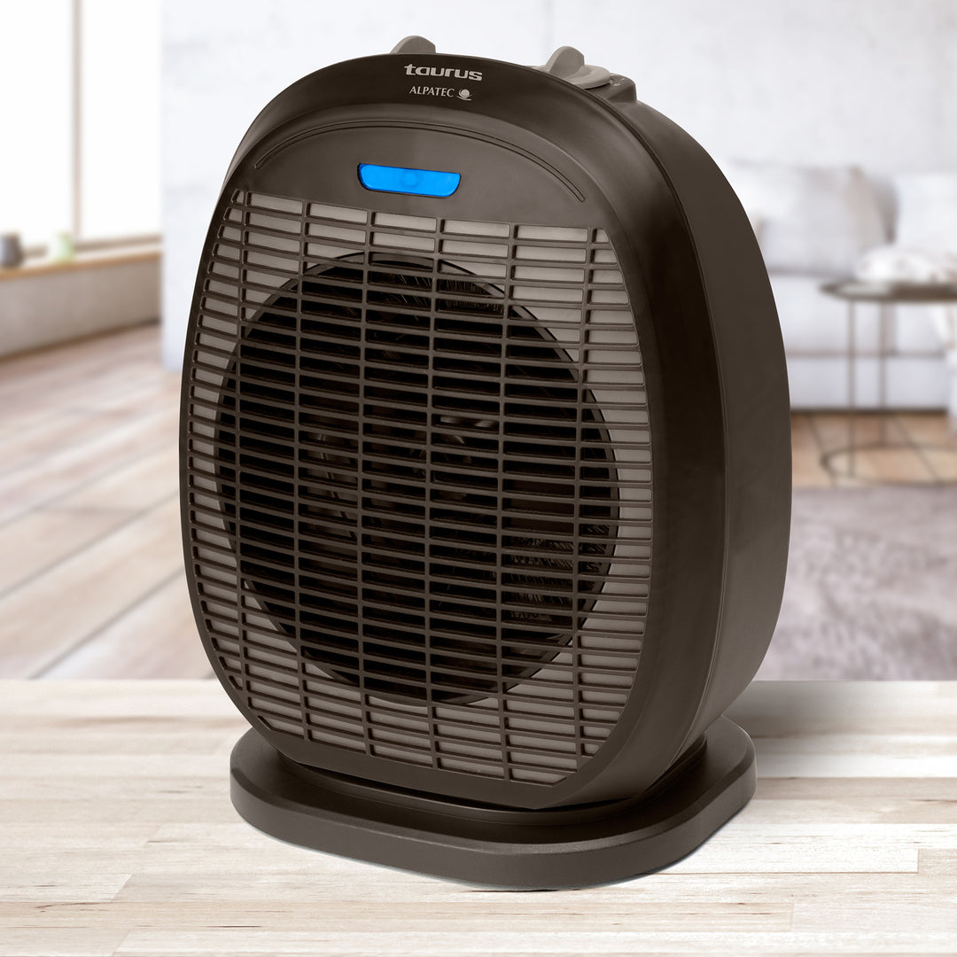 Heater Oscillating Floor Fan 2 Heat Settings