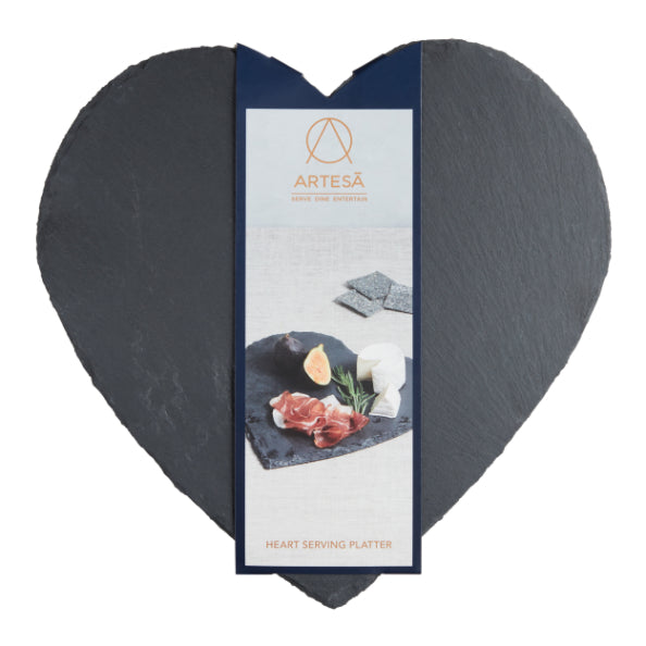 Artesa Appetiser Slate Heart Shaped Serving Platter