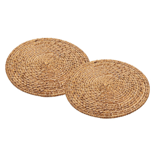 Artesa Set Of 2 Bamboo Rattan Placemats