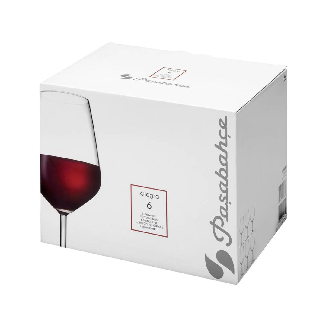 Pasabahce Allegra Red Wine Glass Set - 6 X 350ml