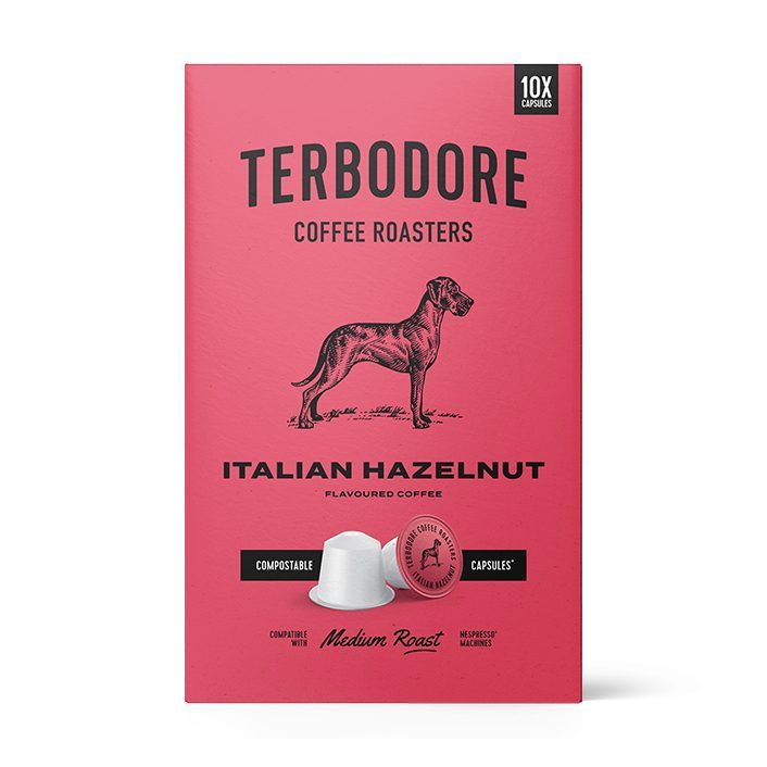 Terbodore Italian Hazelnut Capsules (Box Of 10)