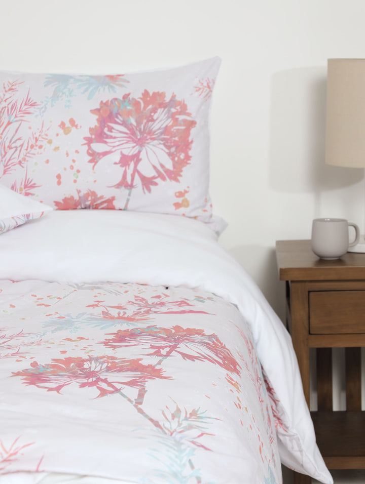 Abstract Floral Duvet Cover Set