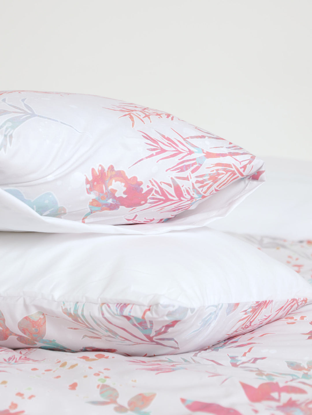 Abstract Floral Duvet Cover Set