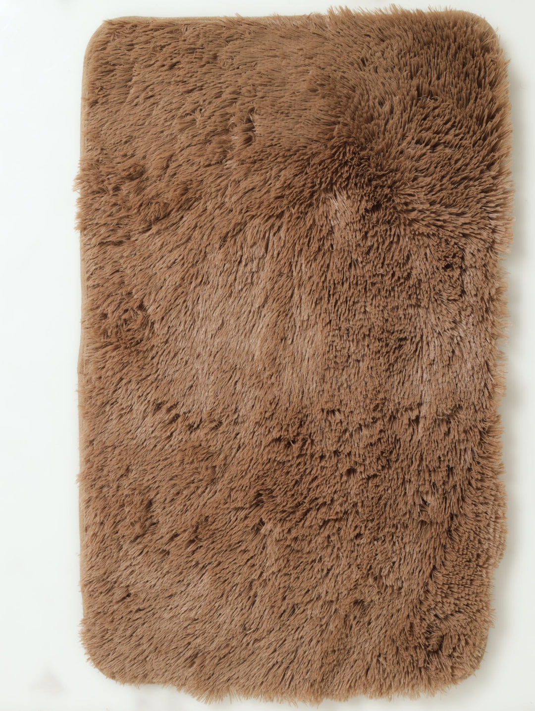 2-Tone Shaggy Plush Bath Mat