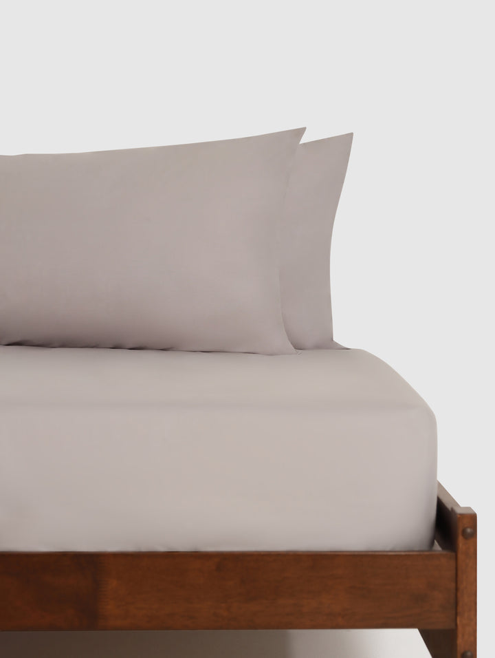 100% Cotton Percale Standard King Pillowcases - 2 Pack