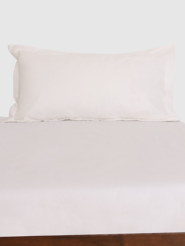 100% Cotton Percale Oxford King Pillowcases - 2 Pack