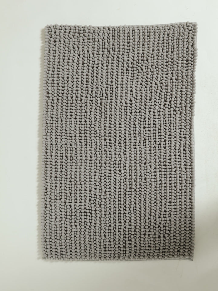 Norfolk Micro-Chenille Bathmat - Silver